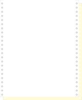 1000 vellen 2 ex. zelfkopiërend listingpapier 240x11 4/6 - 2 zijden microgeperforeerd - afscheurbareCaroll banden, Wit