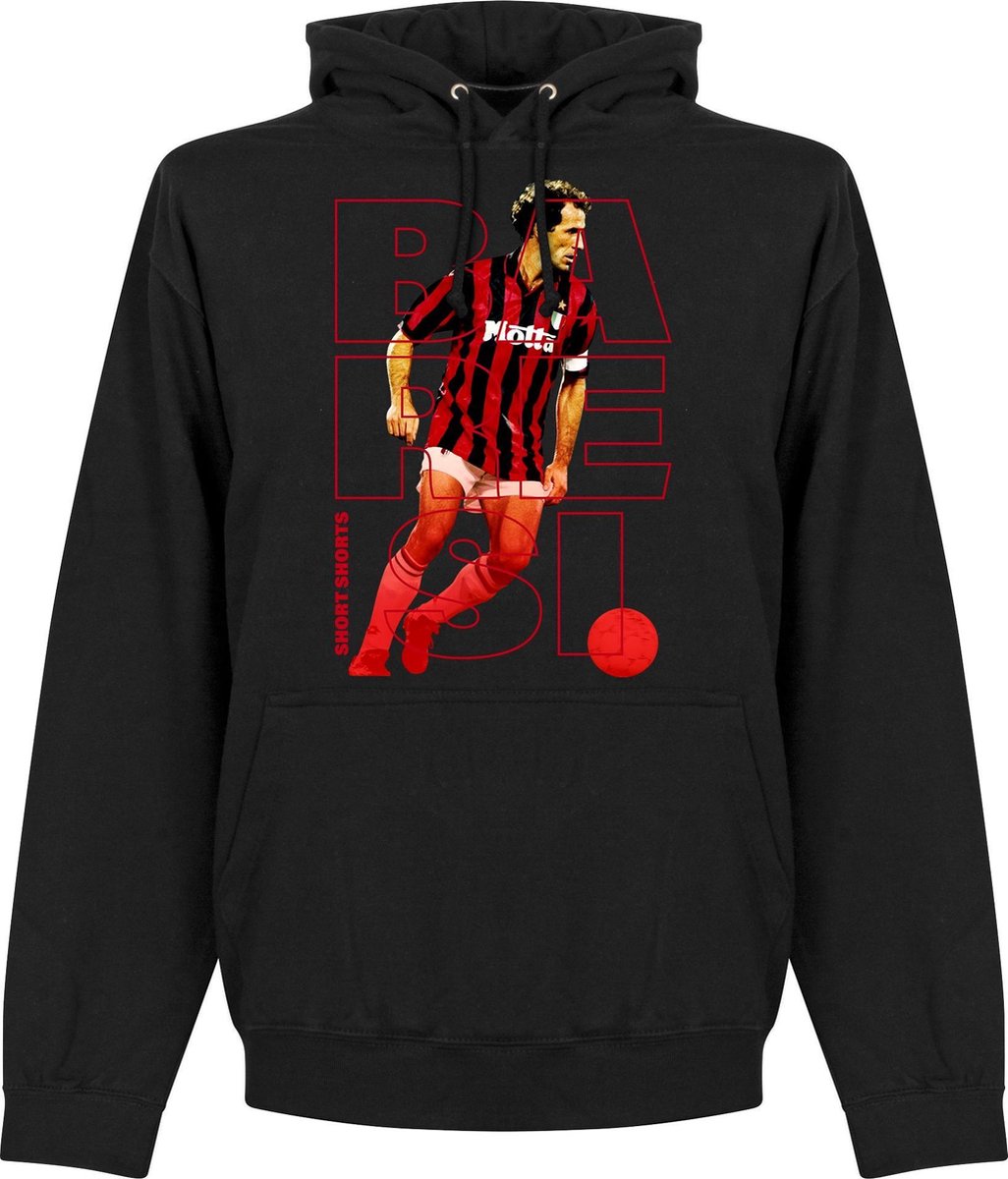 Baresi Short Shorts Hoodie - Zwart - S