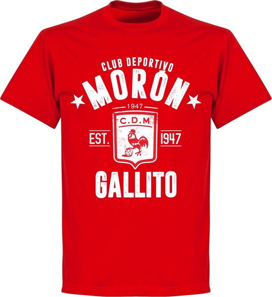 Deportivo Moron Established T-shirt - Rood - 3XL