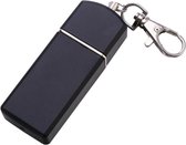 WiseGoods Sleutelhanger Mini Pocket Asbakje Draagbaar - Meeneem Asbak - Portable Ashtray - Modern Design - Zwart