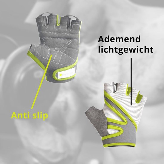 Eco Wellness Fitness Handschoenen Anti Slip - Sport handschoen - Maat L-XL - ECO Wellness