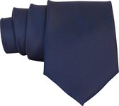 Premium Ties - Luxe Stropdas Heren - Polyester - Blauw - Inclusief Luxe Gift Box!