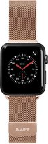 LAUT - Bandje voor Apple Watch 3 38mm - Metaal Steel Loop Goud