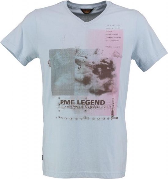 Pme legend lichtblauw t-shirt - Maat L | bol
