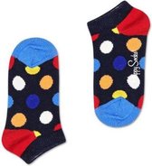 Happy Socks Kids Big Dot Low Sock Donkerblauw