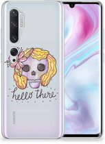 Xiaomi Mi Note 10 Pro Silicone Back Case Boho Skull