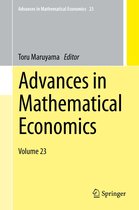 Advances in Mathematical Economics 23 - Advances in Mathematical Economics