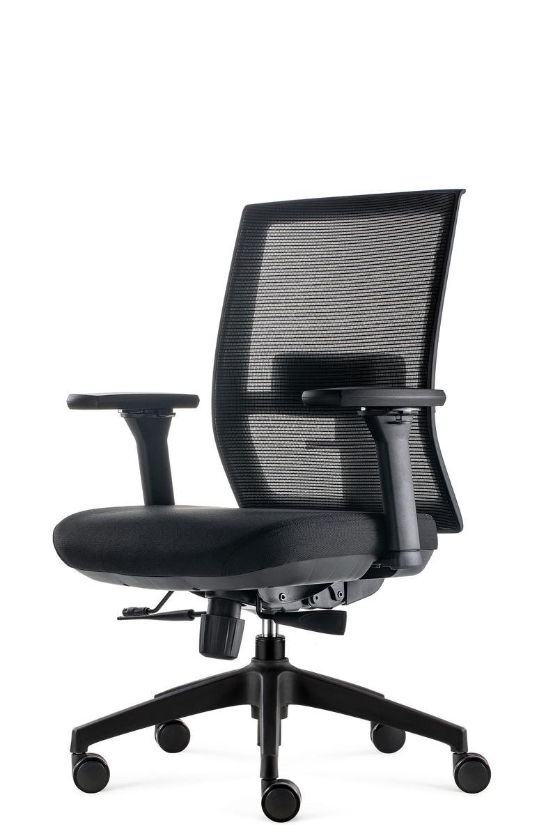 BENS 835-Ergo-4 - Ergonomische Bureaustoel - Bureaustoelen voor volwassenen - Kantoorstoel - Comfortabele rug - en lendenondersteuning voor lang zitten – GREENGUARD Gold, NEN-EN 1335 en ARBO – Thuiswerk en kantoor – foto 5