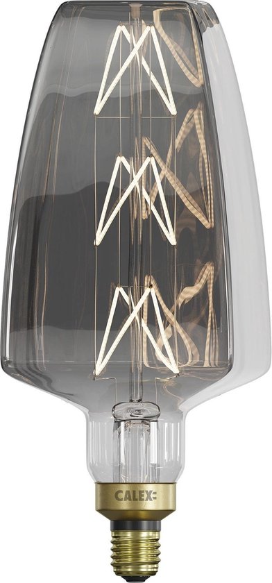 Calex XXL Situna - Titanium - led lamp - Ø140mm - Dimbaar | bol.com