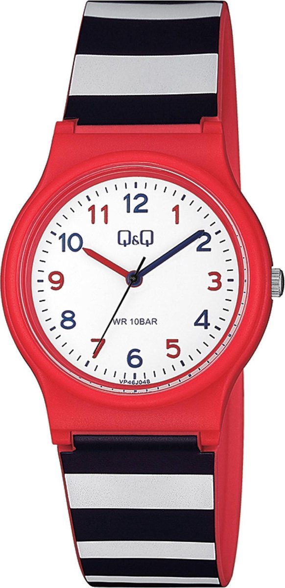 Kinderhorloge QQ VP46J048Y Rood- blauw