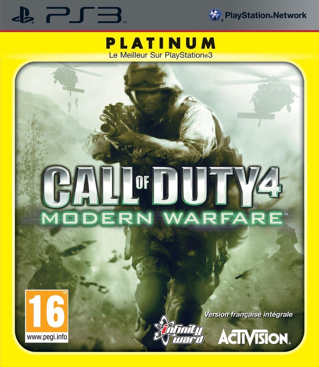 Activision Call of Duty 4: Modern Warfare Platinum, PS3 Anglais PlayStation  3 | Jeux | bol.com