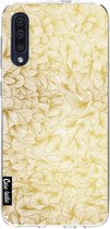 Casetastic Samsung Galaxy A50 (2019) Hoesje - Softcover Hoesje met Design - Abstract Pattern Gold Print