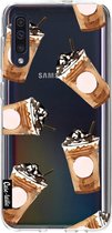 Casetastic Samsung Galaxy A50 (2019) Hoesje - Softcover Hoesje met Design - Coffee To Go Print
