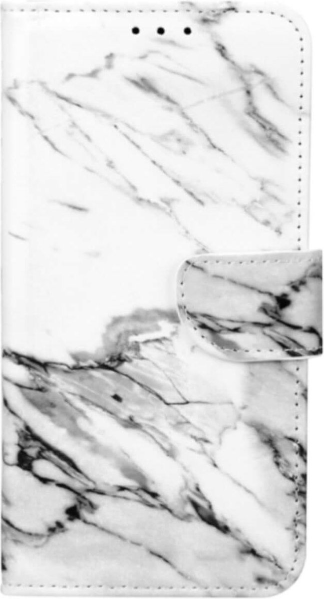 FONU Boekmodel Hoesje Marmerenprint iPhone 11 Pro Max