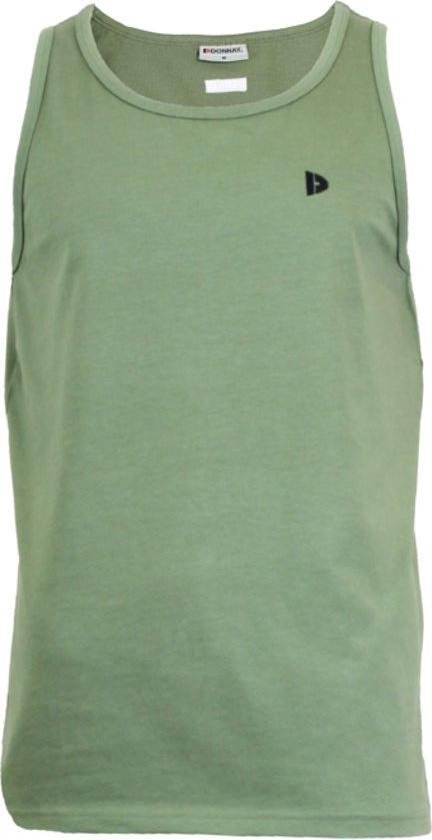 Donnay Muscle shirt - Tanktop - Sportshirt - Heren - Maat XL - Leger groen