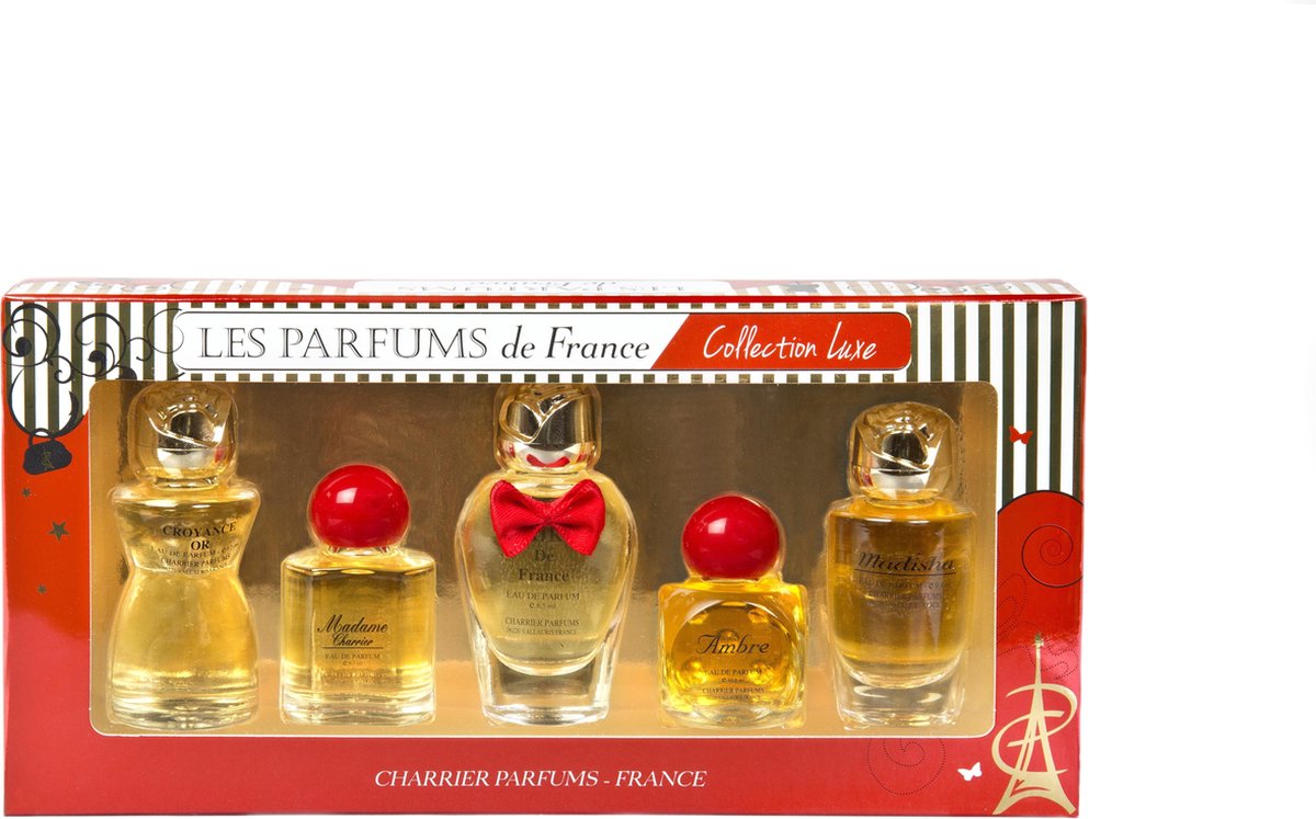 Charrier Parfums Les Parfums de France, Fashion Collection, Set of 5  Miniature Eau de Parfum 50 ml : : Beauty