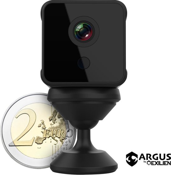 Argus by Exilien Mini Wifi Spy Cam met App - Inclusief Magnetische Houder  en USB Kabel... | bol.com