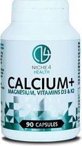 Vital Supply - Calcium+ Magnesium, Vitamine D3 & K2 - 90 Capsules