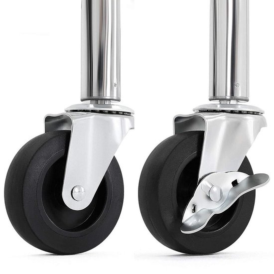 Kledingrek uittrekbaar Lengte: 400mm Chroom - €10.20