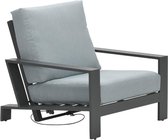 Garden Impressions Lincoln verstelbare stoel - aluminium - mint grijs