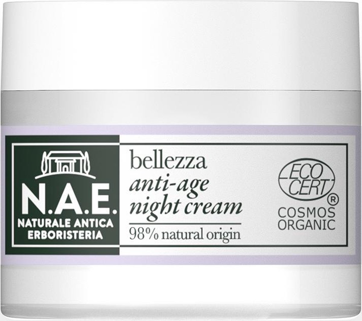 N.A.E. Belezza Anti-age Nachtcrème Vegan 50ml