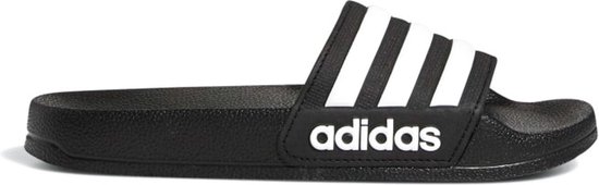 Adidas Adilette Shower Kids Badslippers - Core Black/Cloud White/Core Black  - Maat 32 | bol.com