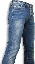 Exclusieve Jeans - Slim Fit Regular Jeans - Blauw