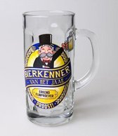 Chope à bière - Bière connaisseur de l'année - Rempli de réglisse mélangée - Cadeau emballé avec un ruban coloré