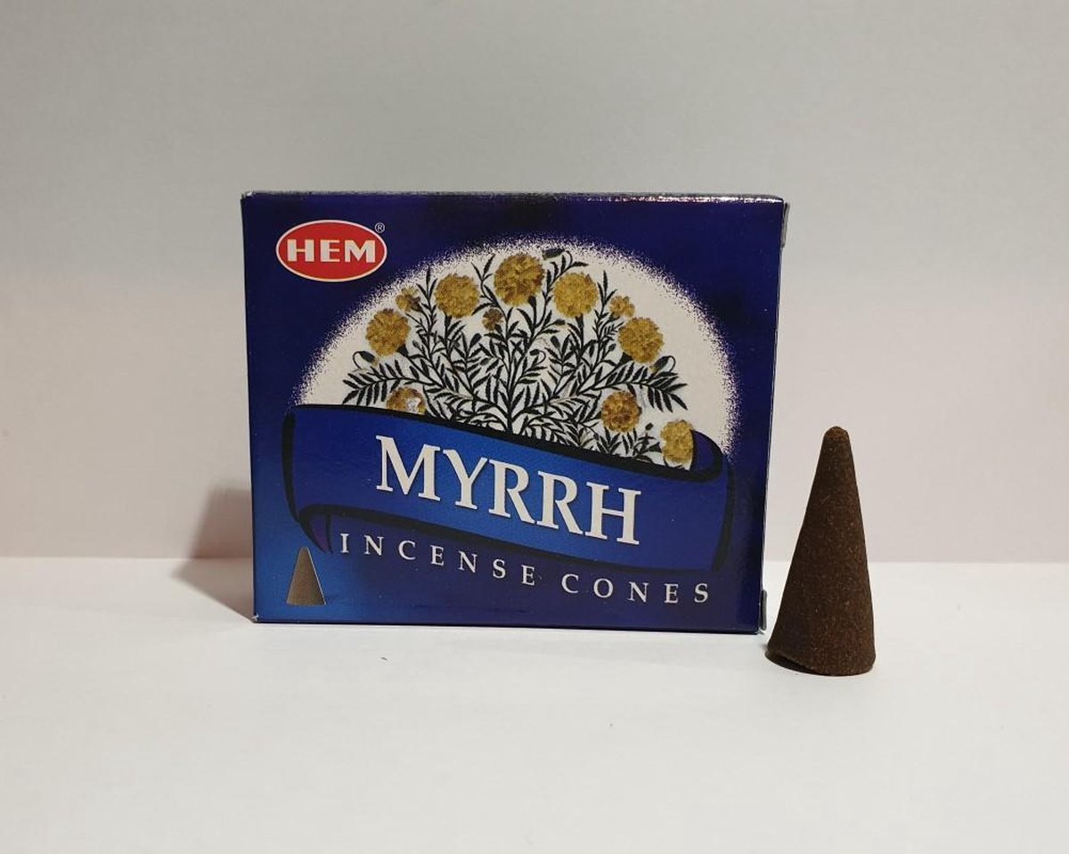 HEM Myrrh wierook kegeltjes