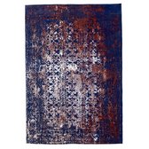 Coco Maison Vloerkleed Vintage - Karpet Dulce - 160 x 230 CM - Blauw - 100% katoen
