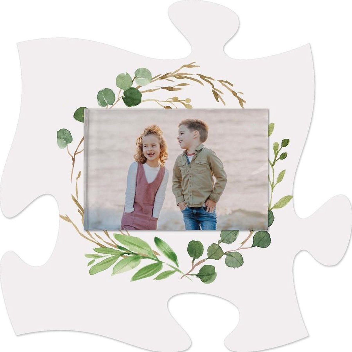 Puzzelstuk met fotolijst