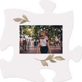 Pièce de puzzle avec cadre photo