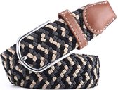 ThannaPhum Elastische riem grijs-beige-zwart