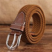 ThannaPhum Elastische dames - kinder - riem lichtbruin