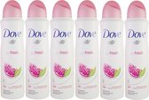 Dove Go Fresh Granaatappel Deodorant Spray- Deodorant - 6 x 150 ml - Voordeelverpakking
