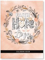 Faith hope love coloring book