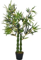 Kunstplant met pot bamboe 110 cm groen