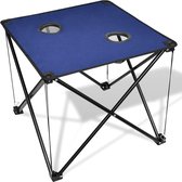 Campingtafel inklapbaar (blauw)