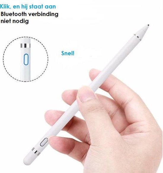 FEDEC Active Stylus Pen voor Android - iOS - Windows Tablets & Telefoons -  Wit | bol.com