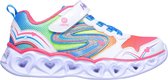 Skechers Heart Lights - Love Spark Meisjes Sneakers - White/Multi - Maat 29