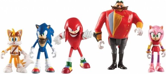 Sonic Boom Figure - Tails / Amy / Sonic / Knuckles / Dr. Eggman 5-pack |  bol.com