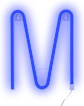 Neon LED Letter Blauw Blue M