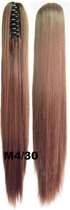 Brazilian Paardenstaart, Ponytail extensions straight  – bruin / rood M4/30