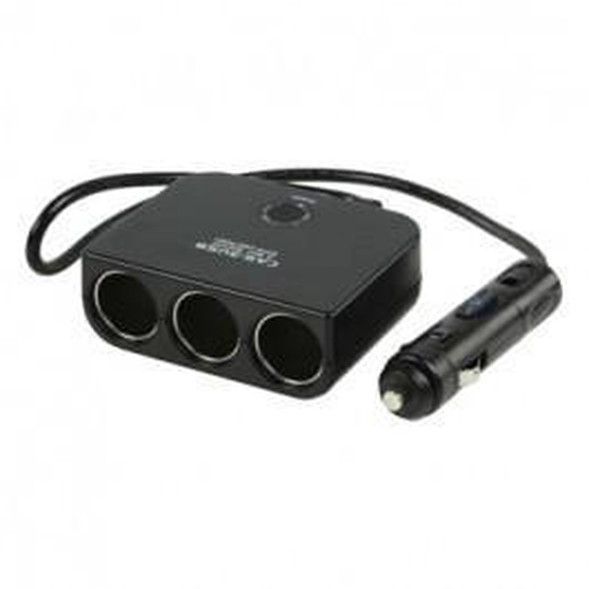 HQ - 3-Voudige Autoverdeelstekker 12v + USB - Zwart
