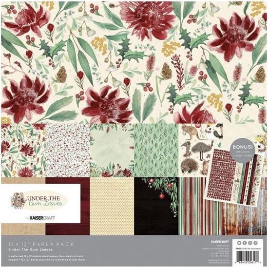 KAISERCRAFT Fustella Gum – Foglie Di Gomma Per Scrapbooking – Decorazioni Fai Da Te
