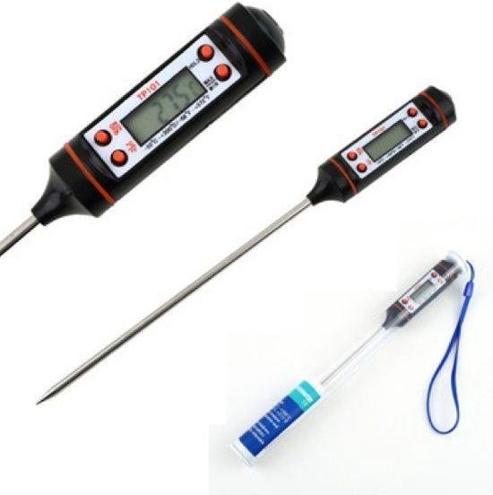 Trendfield Digitale Vleesthermometer - Suikerthermometer - Kookthermometer BBQ - Keukenthermometer tot 300 Graden Celsius - Trendfield