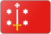 Vlag gemeente Haarlem - 200 x 300 cm - Polyester
