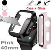 Saliseal Screenprotector + Hoesje - Apple Watch 40 mm - Roze