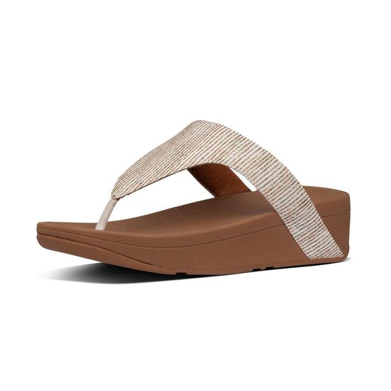 Fitflop™ Vrouwen 80005056 / - Lottie Gl Streep - Grijs - Maat 39 | bol.com