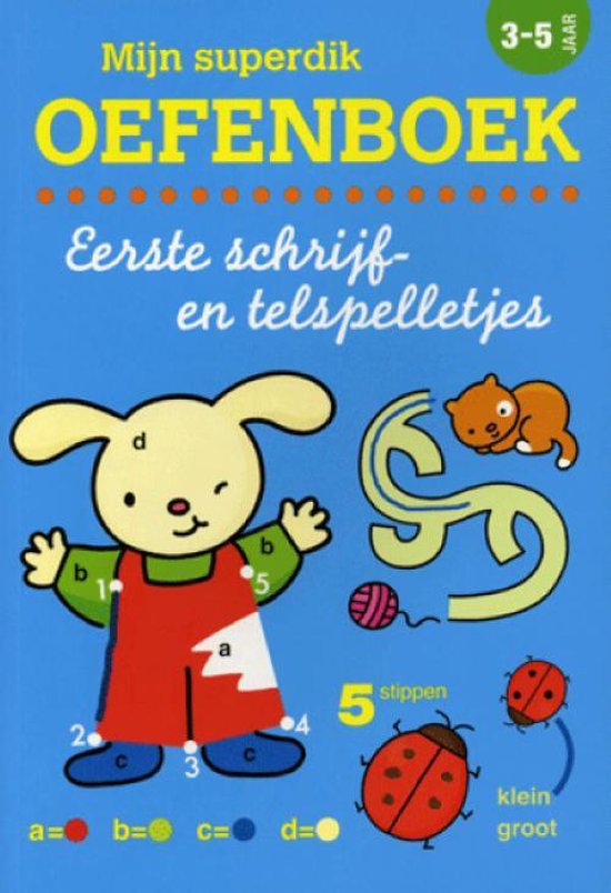 Mijn superdik oefenboek 3 tot 5 jaar - cover